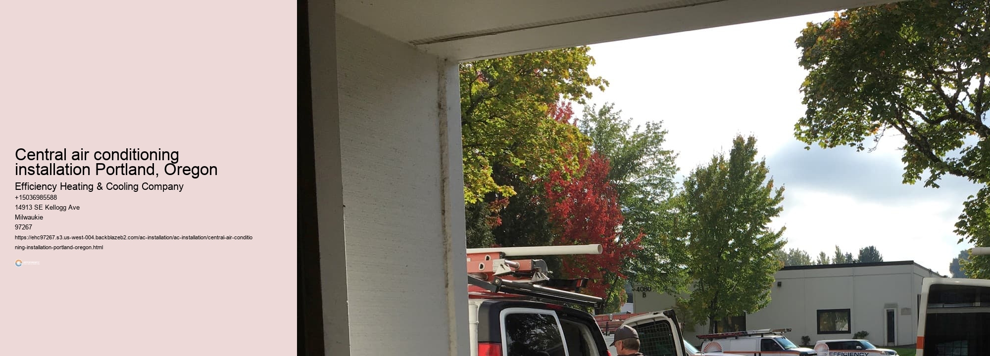 Central air conditioning installation Portland, Oregon