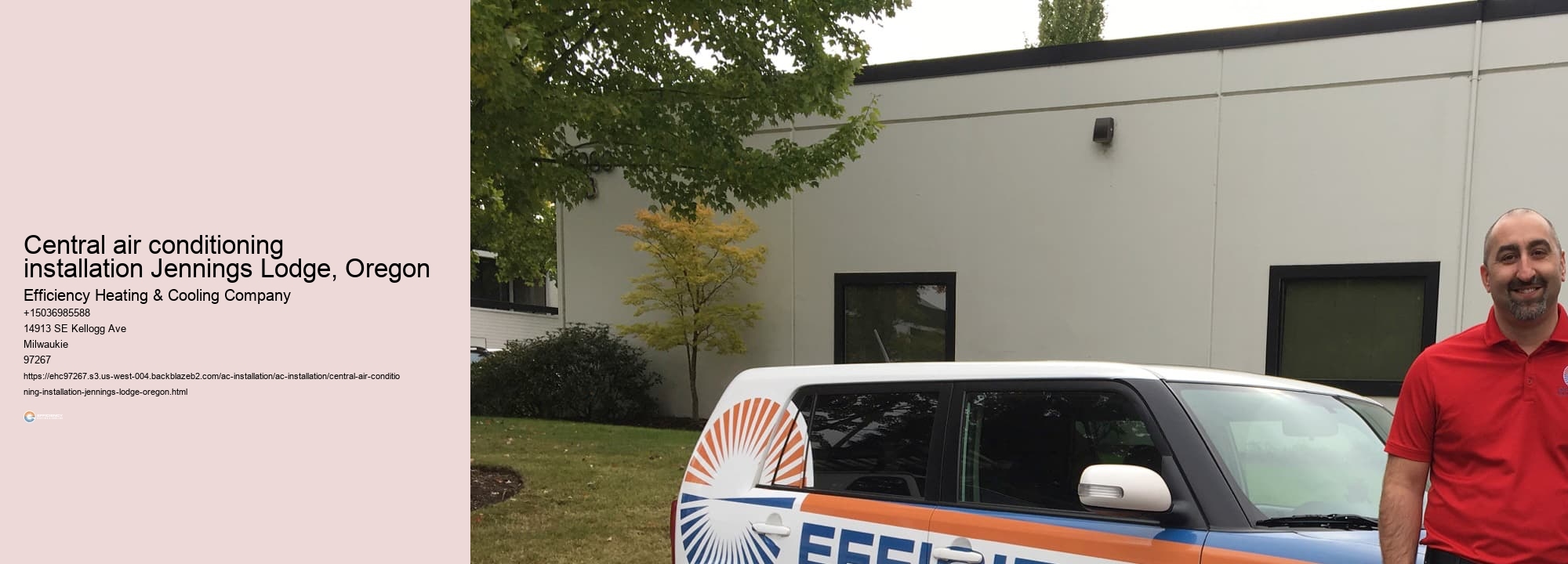 Central air conditioning installation Jennings Lodge, Oregon