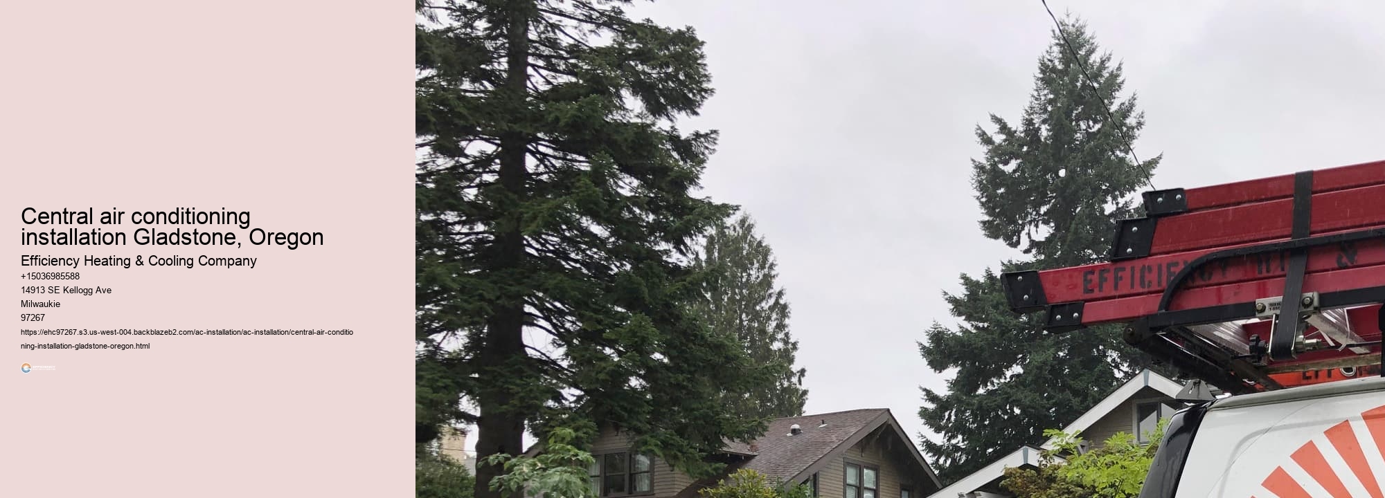 Central air conditioning installation Gladstone, Oregon