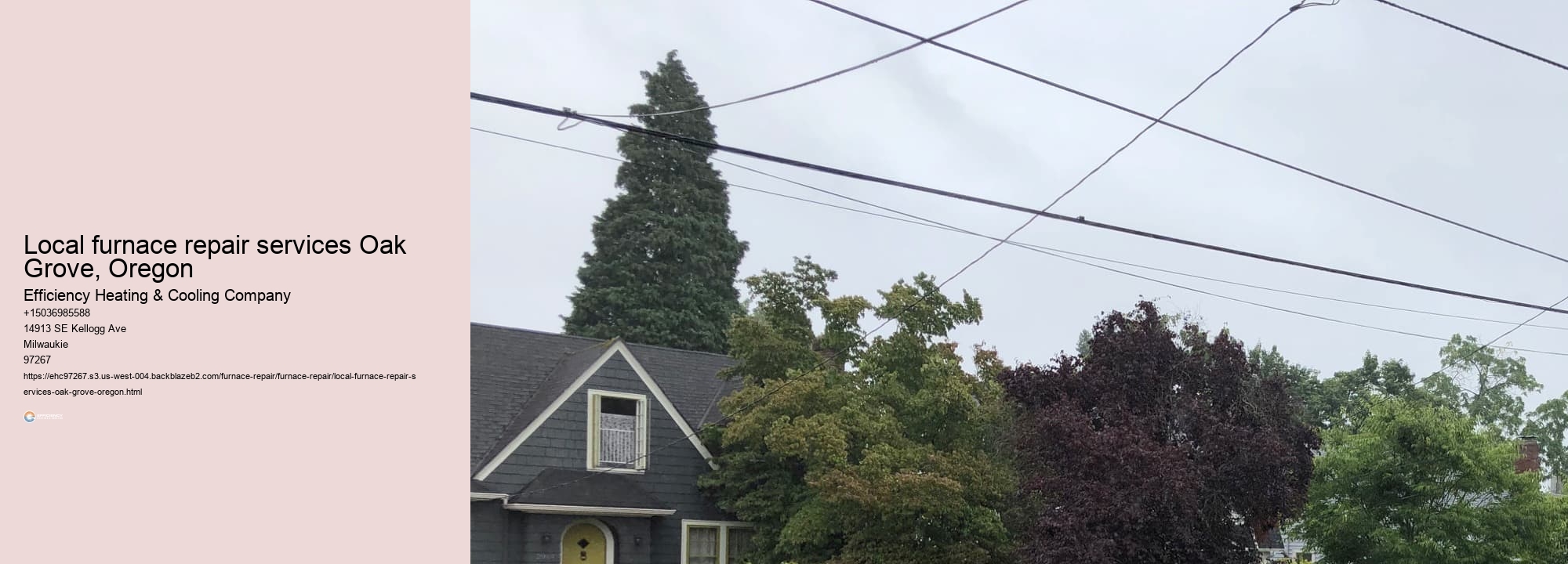 Local furnace repair services Oak Grove, Oregon